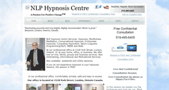 Desktop Screenshot of nlphypnosiscentre.com